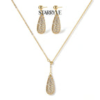 Golden Luxe Crystal Set with STARRYVE logo