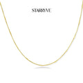 Golden Minimalist Chain with STARRYVE logo