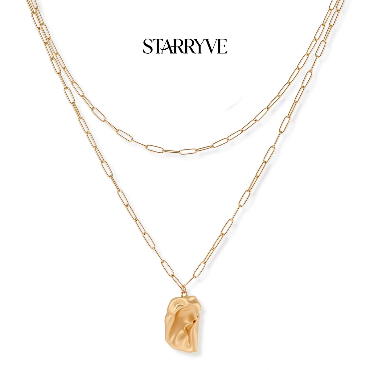 Molten Dreams Necklace with STARRYVE logo