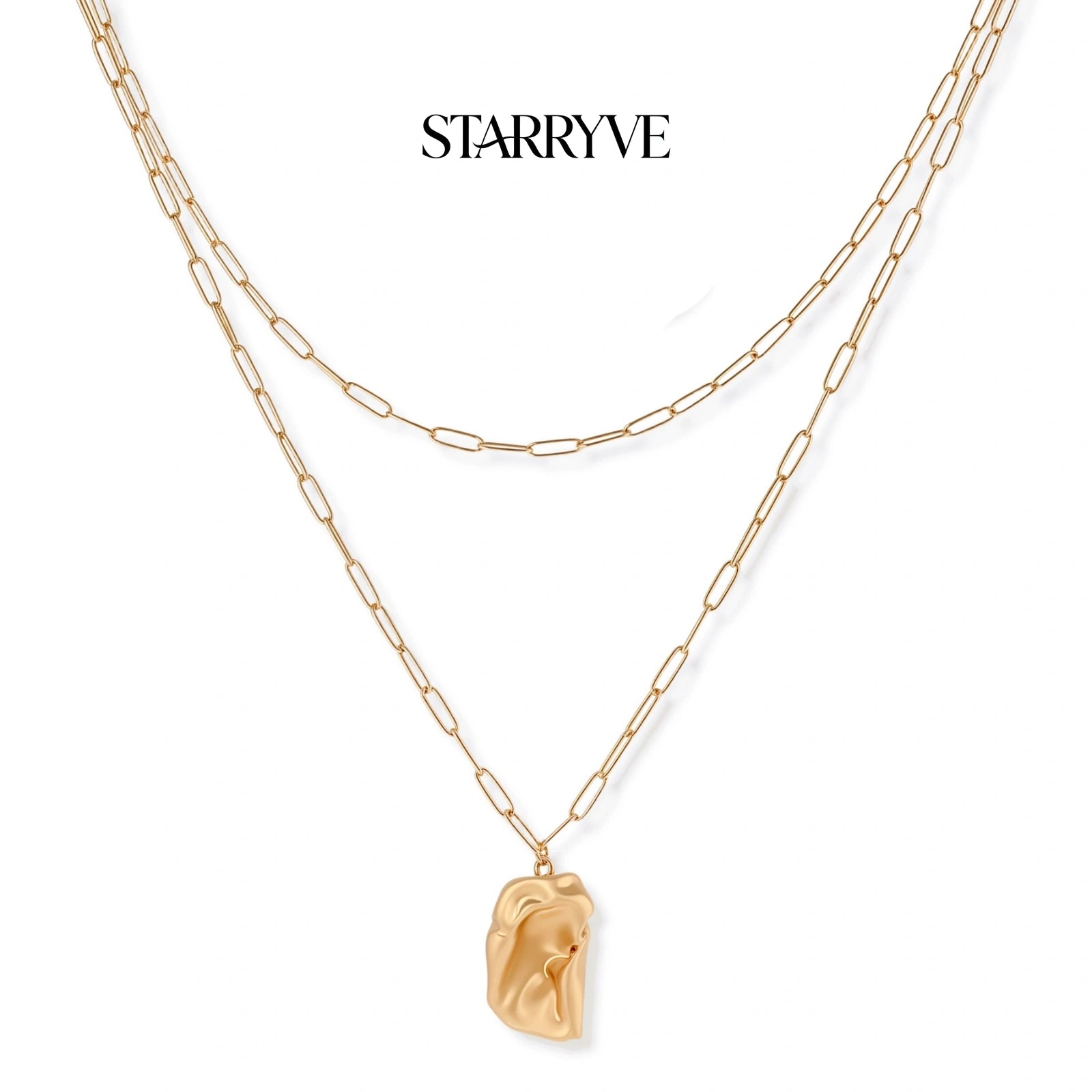 Molten Dreams Necklace with STARRYVE logo