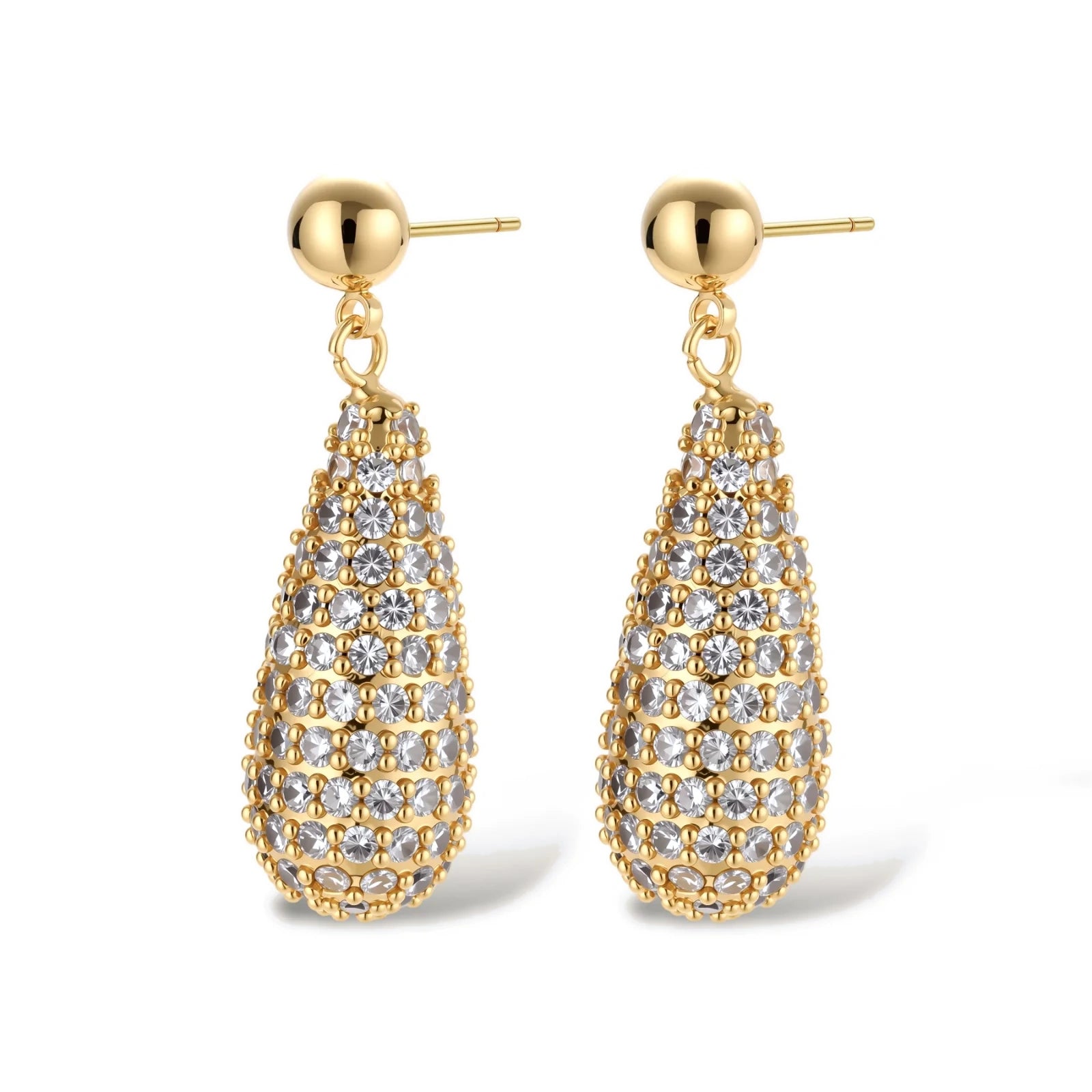 Golden Luxe Crystal Set jewelry set product detail view 3