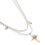 Model wearing Celestial Dagger Necklace