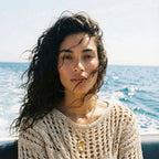 Model wearing Molten Dreams Necklace