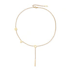 Model wearing Love Letter Lariat