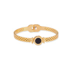 Eclipse Mesh Bracelet worn on the wrist