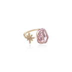 Starlit Pearl Dreams Ring worn on the hand