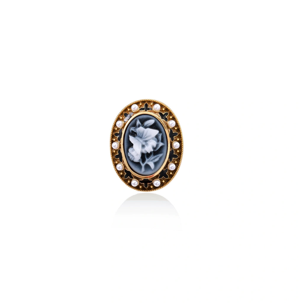 Victorian Rose Cameo Ring ring product detail view 5
