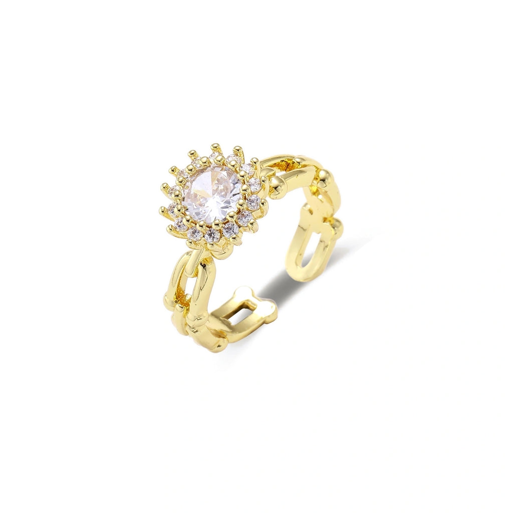 Golden Hour Chain Ring Set ring product detail view 5