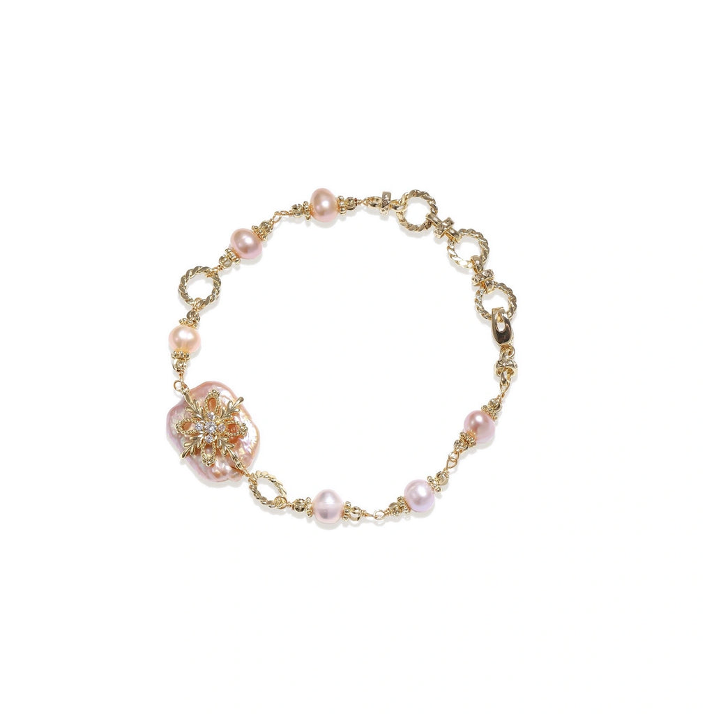 Baroque Pearl Bloom Bracelet - Bloom in Your Own Time