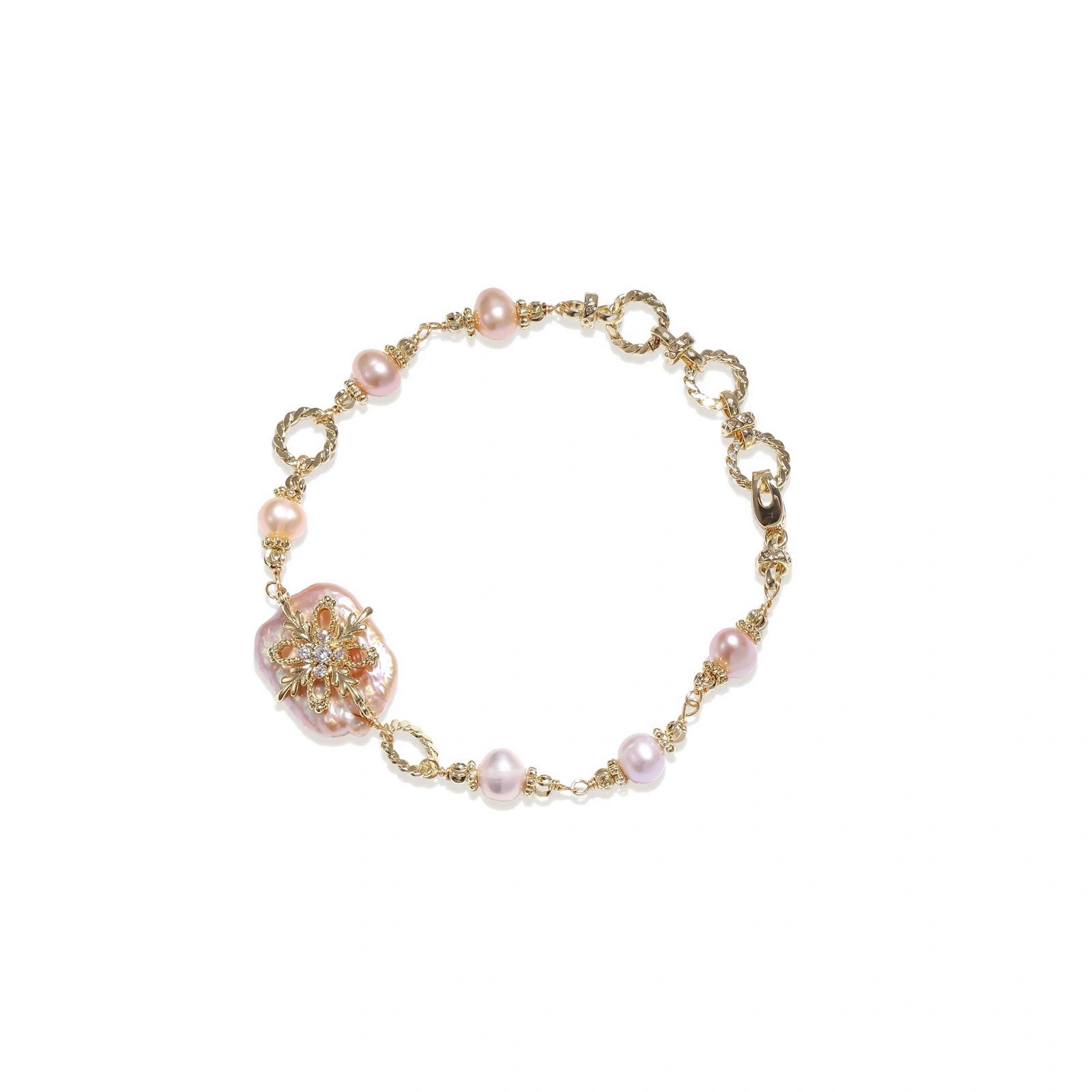 Baroque Pearl Bloom Bracelet - Bloom in Your Own Time