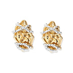 Model wearing Rose Bloom Studs
