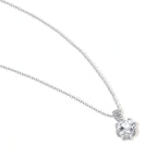 Model wearing Crystal Clarity Pendant