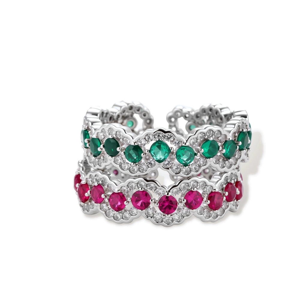 Emerald Wave Ring ring product detail view 5