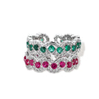 Emerald Wave Ring ring product detail view 5