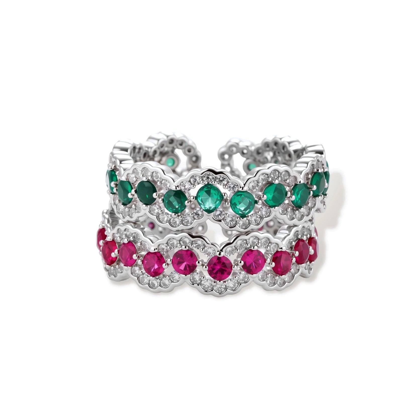 Emerald Wave Ring ring product detail view 5