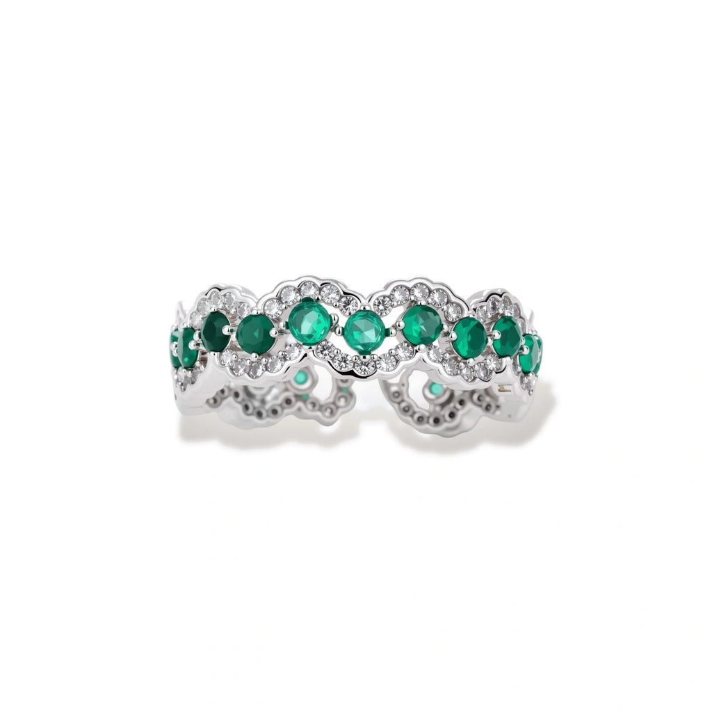 Emerald Wave Ring ring product detail view 4