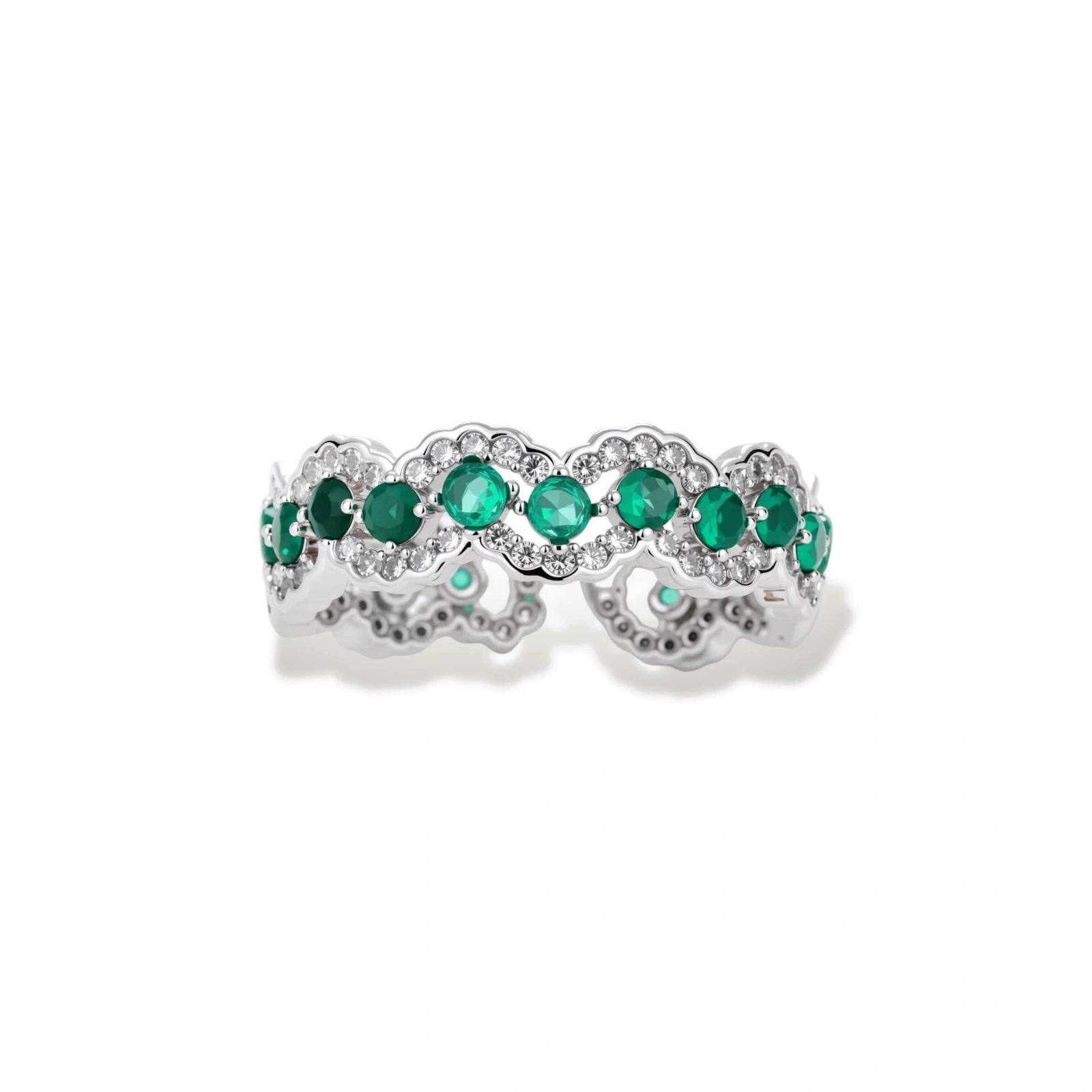 Emerald Wave Ring ring product detail view 4