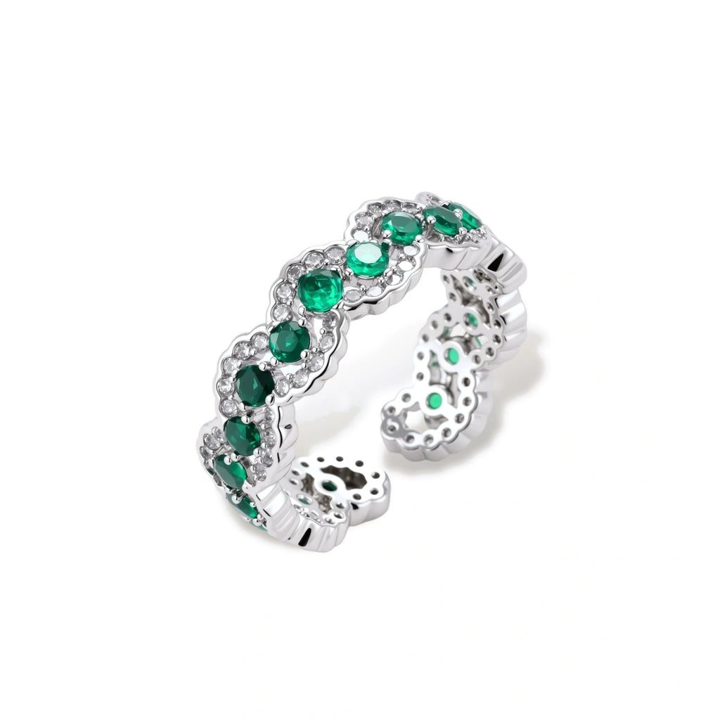 Emerald Wave Ring ring product detail view 3