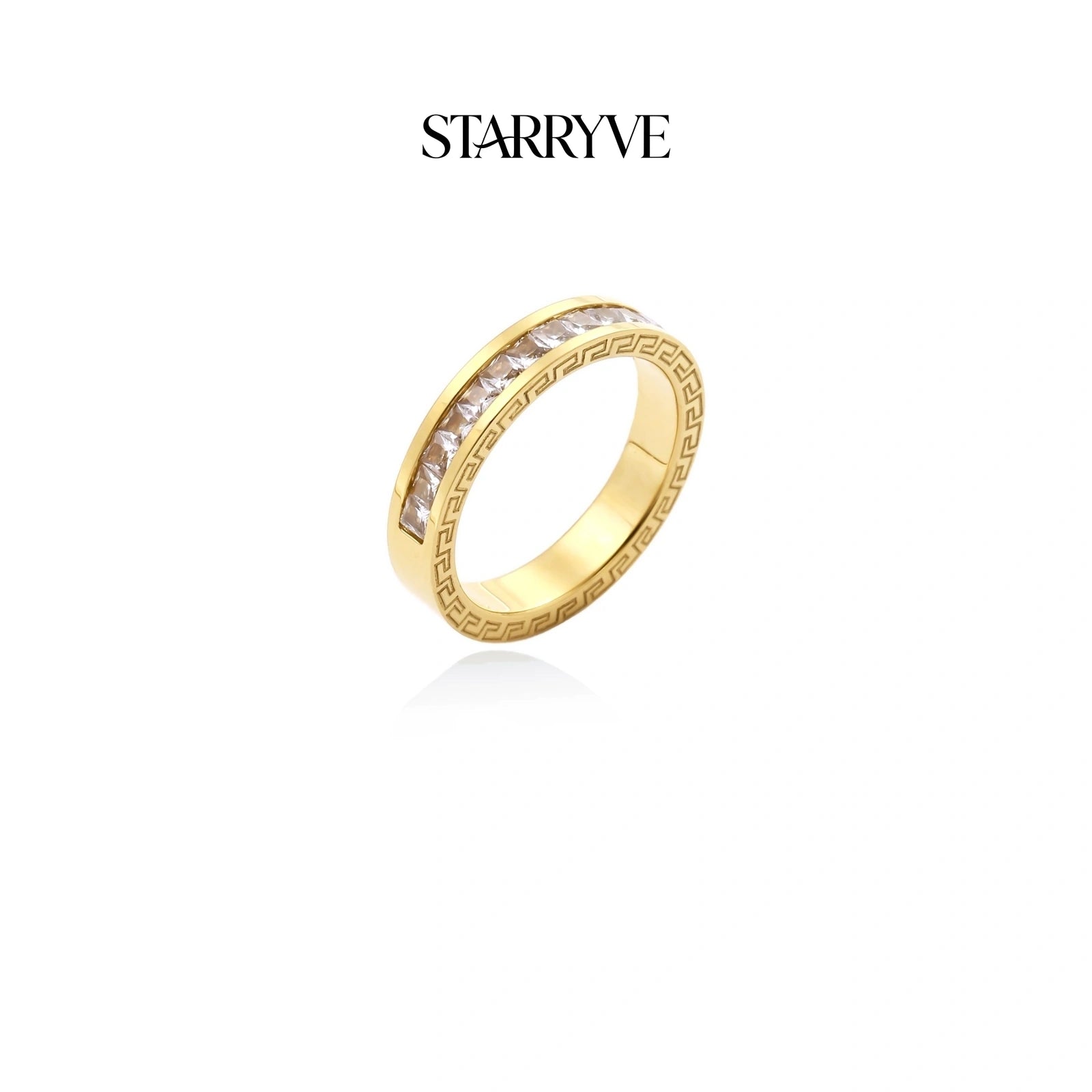 Celestial Band Ring with STARRYVE logo