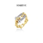 Chain Link Power Ring with STARRYVE logo