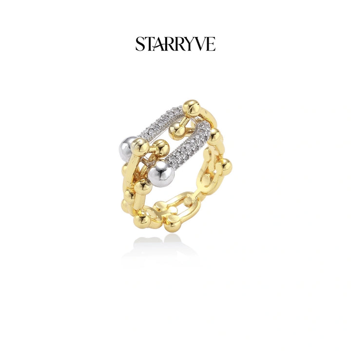 Chain Link Power Ring with STARRYVE logo