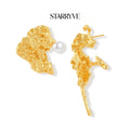 Coral Reef Asymmetrical Studs with STARRYVE logo