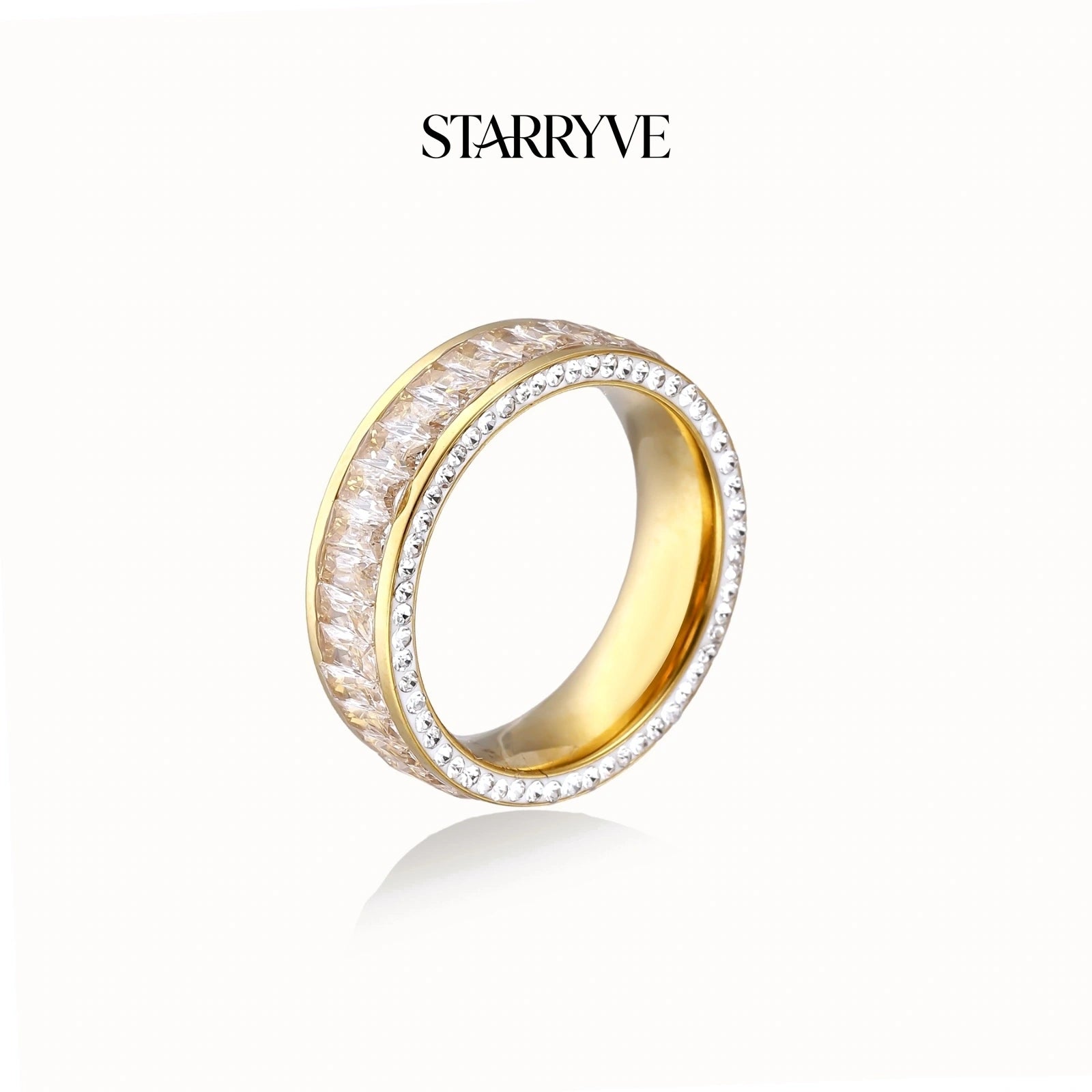 Crystal Empire Ring with STARRYVE logo