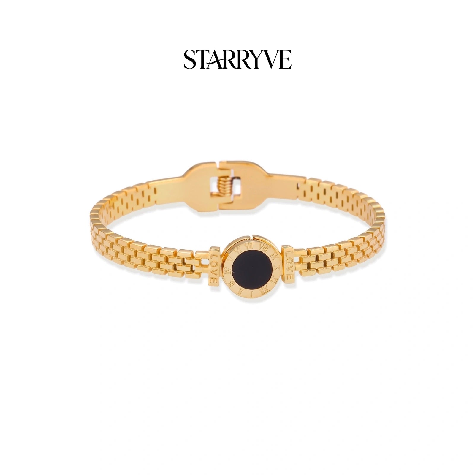 Eclipse Mesh Bracelet with STARRYVE logo