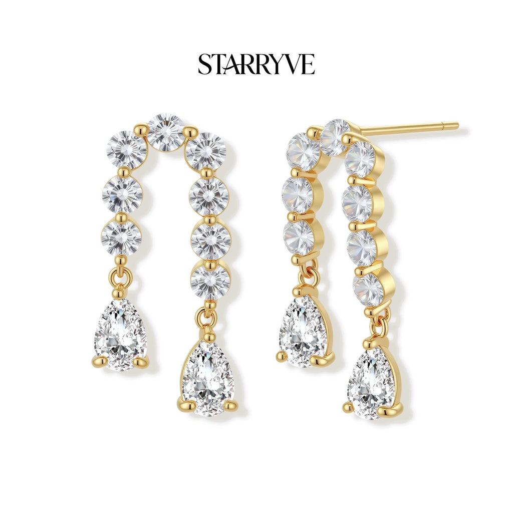 Linear Crystal Drops with STARRYVE logo