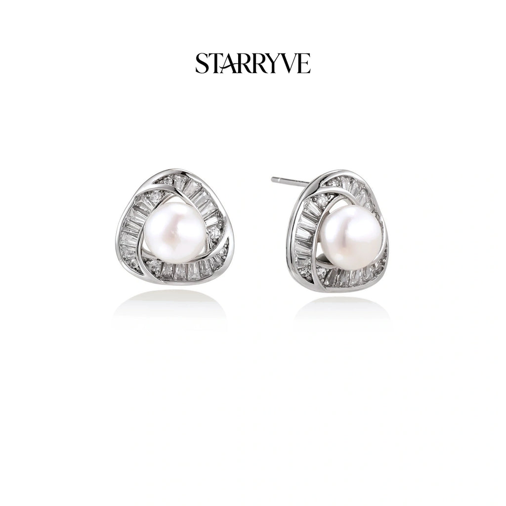 Luminous Pearl Triangles with STARRYVE logo