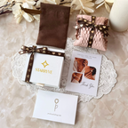 Tide Pool Hoops - Soft Tide packaging with Starryve gift box, pouch, thank-you card, and polishing cloth