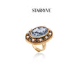 Victorian Rose Cameo Ring with STARRYVE logo